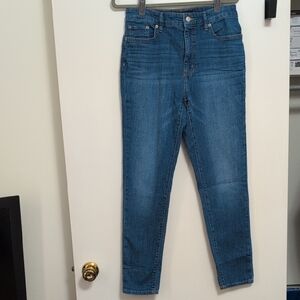 Ralph Lauren Women's Blue Straight Leg Tapered Jeans